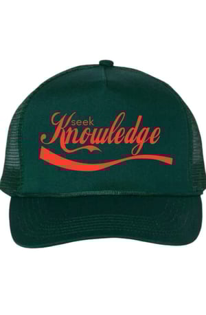 Image of The “Seek Knowledge” Trucker (Green)