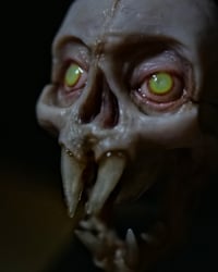 Image 3 of Vampire fetal skull, original art, dark academia