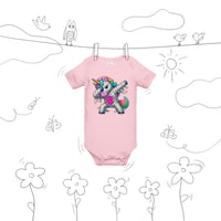 Image 2 of UNICORN DAB Baby short sleeve one piece