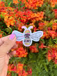Gemstone Bumblebee Waterproof Sticker