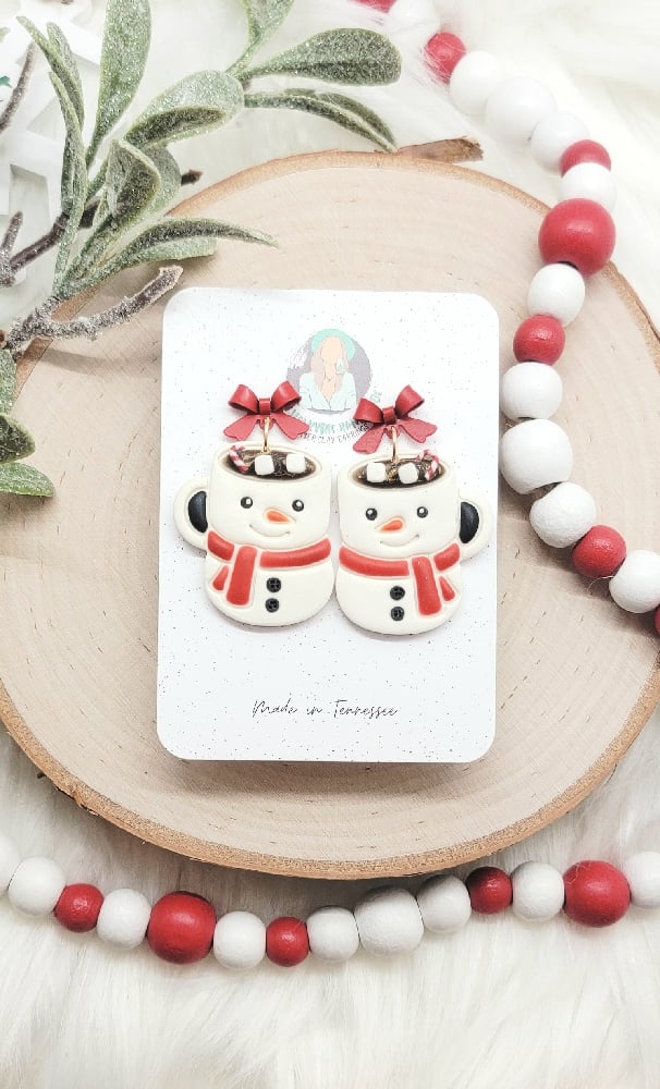 Image of Snowman Hot Cocoa Dangles