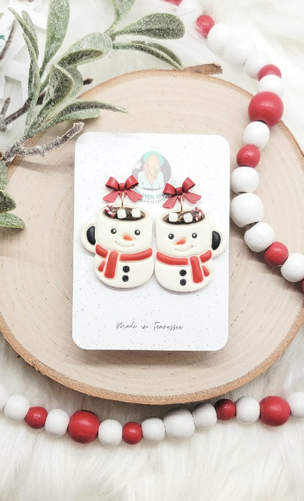 Image of Snowman Hot Cocoa Dangles