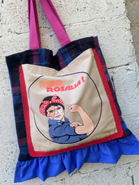 Image 2 of Bolsa feita a man. REBEL ROSALIA. Modelo exclusivo!