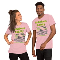 Image 9 of Religious Equity Unisex t-shirt