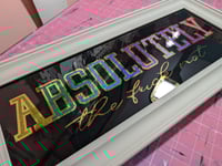 Image 4 of Absolutely - Gilded Glass piece. Free UK shipping 