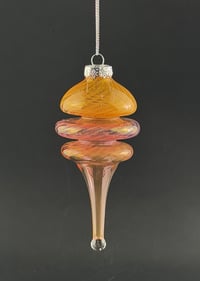 Gold and silver fume ornament #2