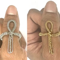 Image 1 of Ankh Ring — Adjustable