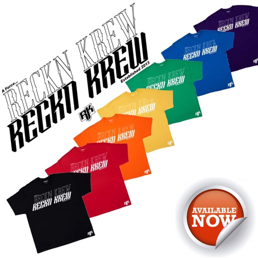 Image of RECKN KREW TEE - ASSORTED COLORS