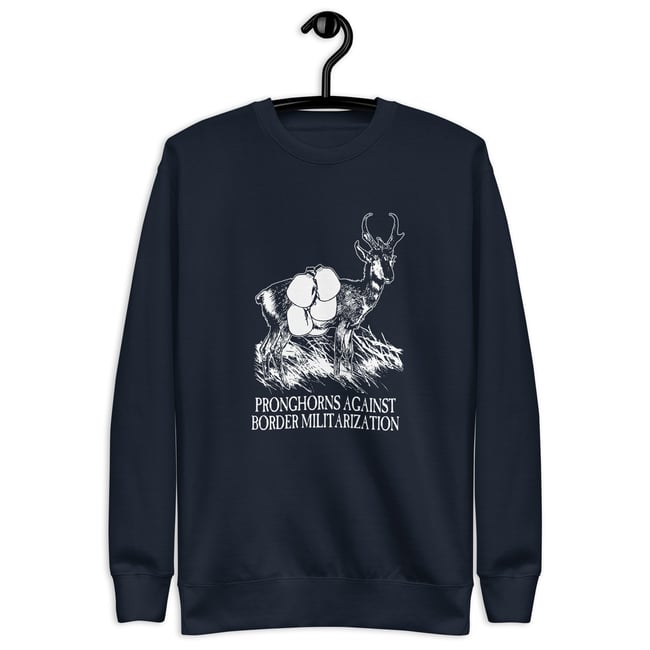 Pronghorns Against Border Militarization Crew Neck
