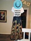 Peacock maxi skirt 