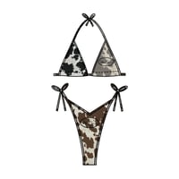 Image 1 of Neutral Cowhide Swimsuit