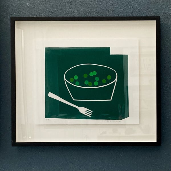 Image of A Bowl of Peas framed print