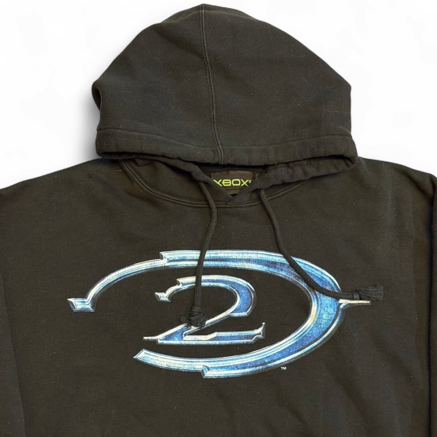 Image of 2000s Xbox Halo 2 Rare Promo Graphic Hoodie (XL)