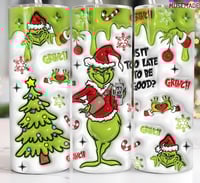 Mr grinch 20oz subliamtion tumbler