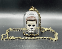 Image 4 of Fright Mike Glass Dome Necklace