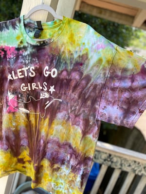 Image of 2XL Let's Go Girls Tie Dye Shirt