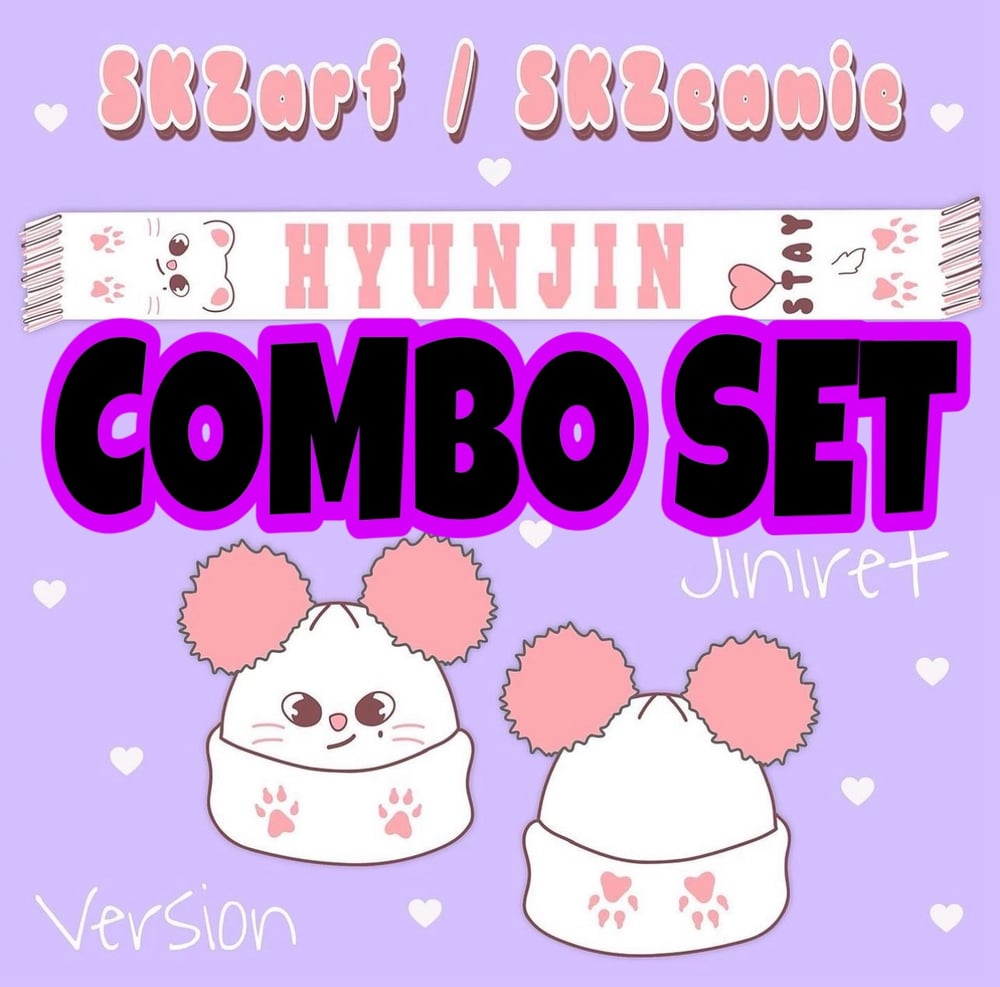 Image of COMBO SET (Save $5) - JINIRET Scarf / Beanie - PRE-ORDER
