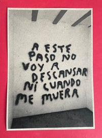 Image 1 of A ESTE PASO NO VOY A DESCANSAR NI CUANDO ME MUERA