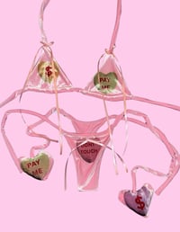 Image 3 of Pink Velvet Candy Hearts Set