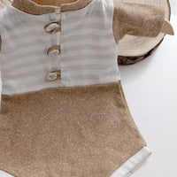 Image 3 of Newborn photography bodysuit Noah • beige