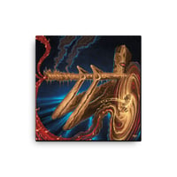 Image 1 of Tritones of Torment Canvas Print by Mark Cooper Art