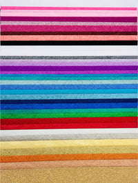 12X12 Glitter Sample Pack 