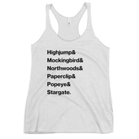 Image 2 of Conspiracy Womens Tank Logo Black