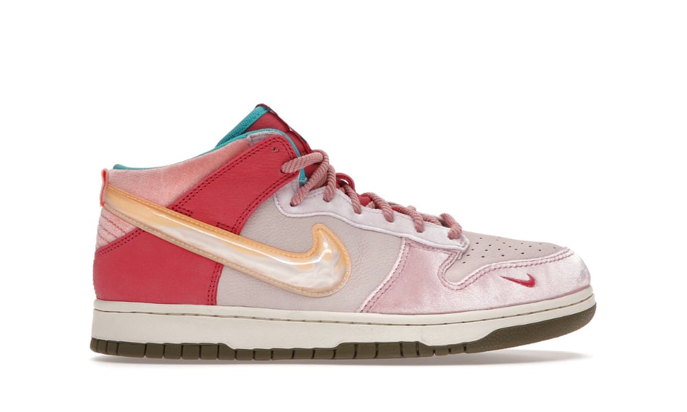 Image of Nike Dunk Mid "Social Status Free Lunch Strawberry Milk"