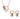Crystal Roman Numerals Necklace & Earrings Set