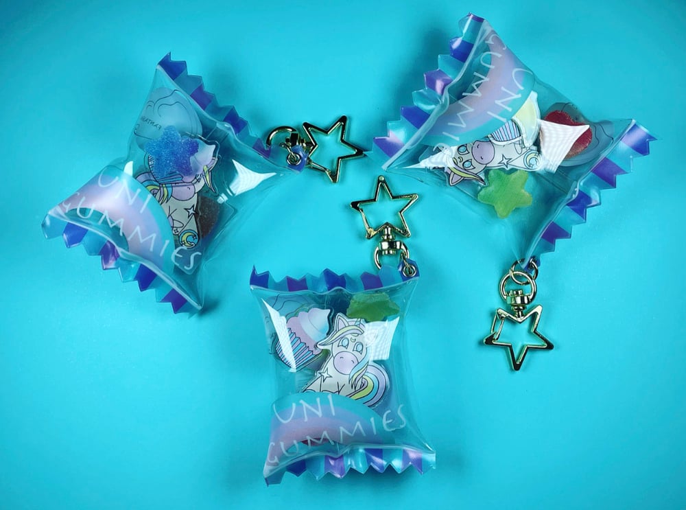 Image of Uni-Gummies Candy Charm Keychain