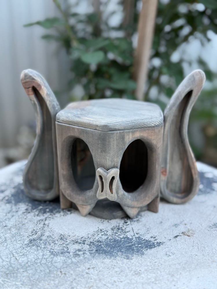 Image of Rustic stain Bat Lanter