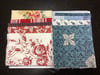 Blue and Red fabric pack