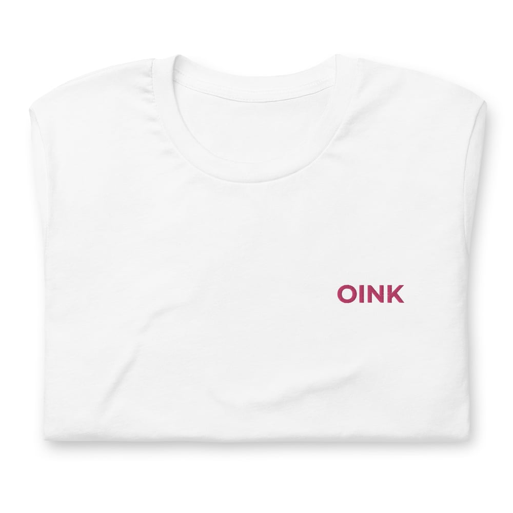 OINK Embroidered T-Shirt