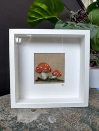 Image 1 of Fibre Art Toadstools 