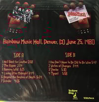 Image 2 of Judas Priest “Somewhere Under the Rainbow” LP 