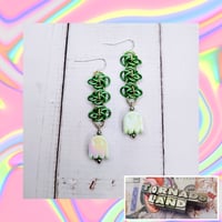 Image 4 of Iridescent Ghost Earrings