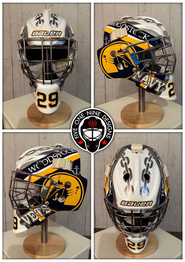 Custom Goalie Mask Decals 