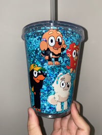 Image 3 of bluey 12oz acrylic tumbler