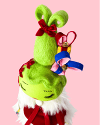 Image 3 of RESERVED FOR ALLISON MEDIUM HOLIDAY ART DOLL 