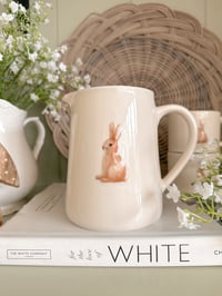 Image 1 of SALE! Neutral Bunny Jug