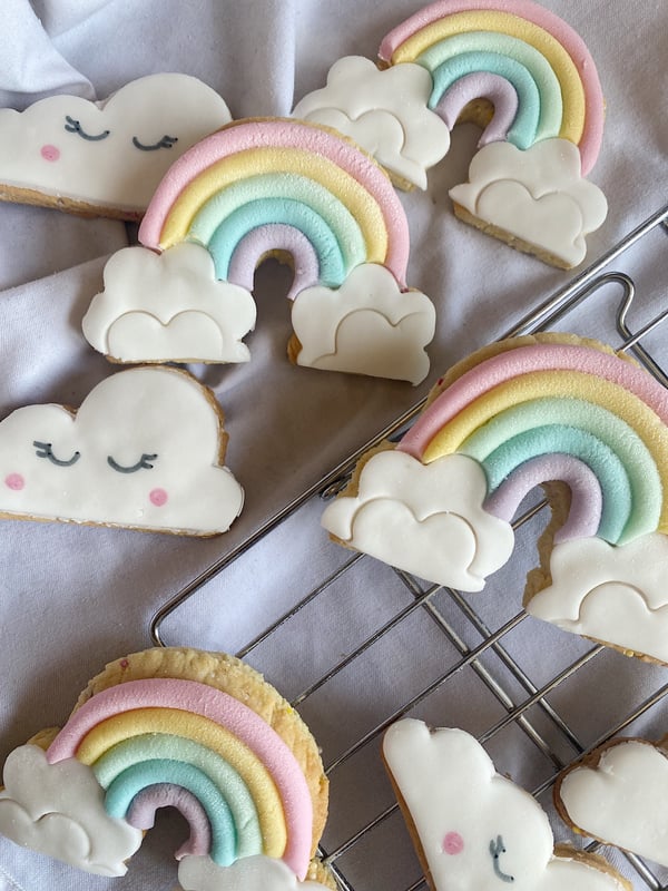 Image of Pastel Rainbows and Sleepy Clouds