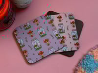 Image 2 of Toad stool pattern coasters