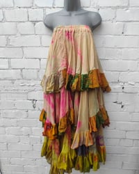 Image 9 of Wanderlust maxi tiered skirt/ Bandeau Dress-Sandstorm