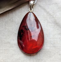 Image 1 of Red Amber Pendant