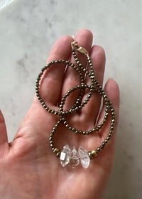 Image 2 of HERKIMERS + PYRITE SHORTY