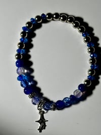 Image 9 of Star Shine Tumbler Blue and Purlple Tumbler Bracelet Stack