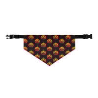 Image 3 of Pet bandana collar - Classic Jack O Lantern