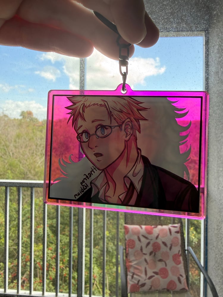 Image of Shin & Noi Rainbow Acrylic Charm- Misprint Sale