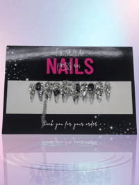 Image 1 of Platinum Series - Handmade Press On Nails (Medium)