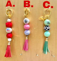 Image 2 of Custom Beaded Keychain 